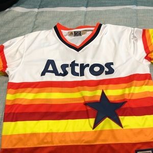 New astros jersey size L